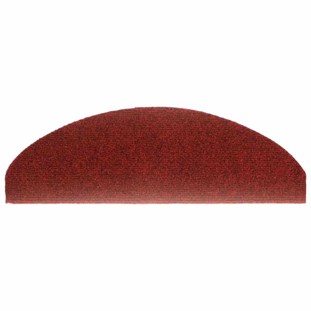 Tappetini Autoadesivi per Scale 15 pz 65x21x4 cm Rosso cod mxl 65781