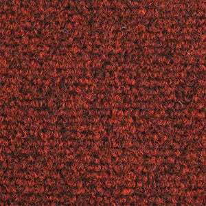 Tappetini Autoadesivi per Scale 15 pz 65x21x4 cm Rosso 132700
