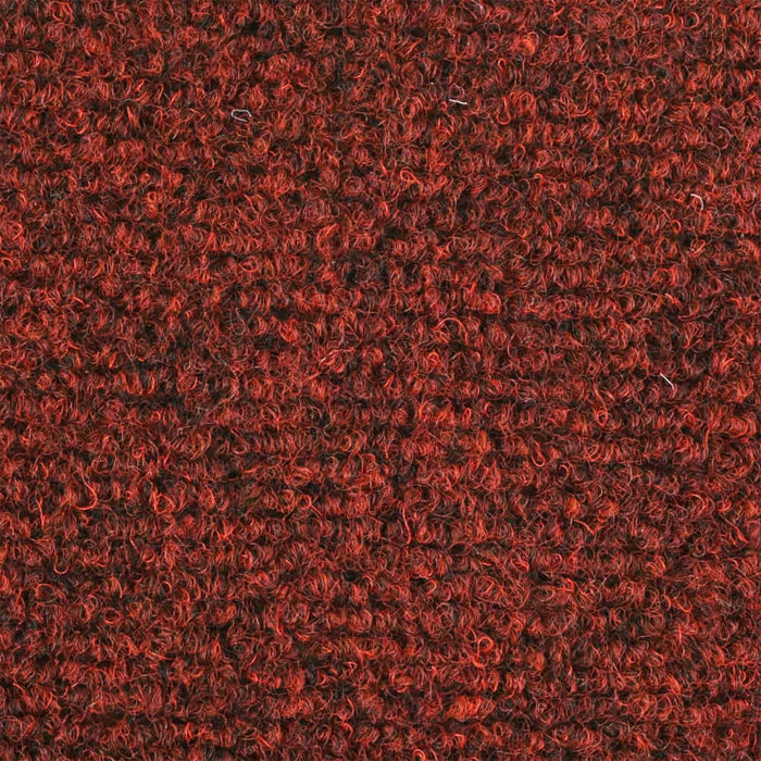 Tappetini Autoadesivi per Scale 15 pz 65x21x4 cm Rosso 132700