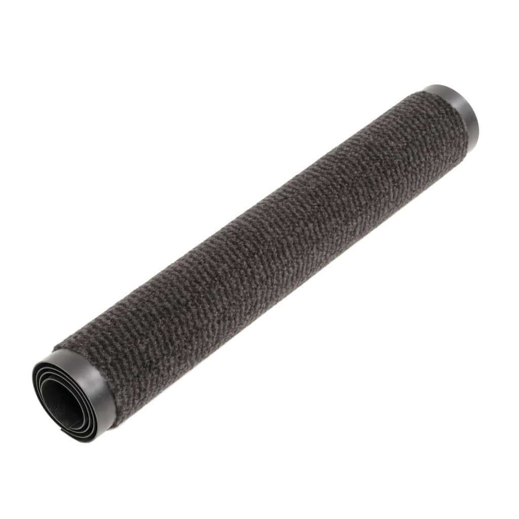 Tappeto Antipolvere Trapuntato Rettangolare 40x60cm Nero 132703