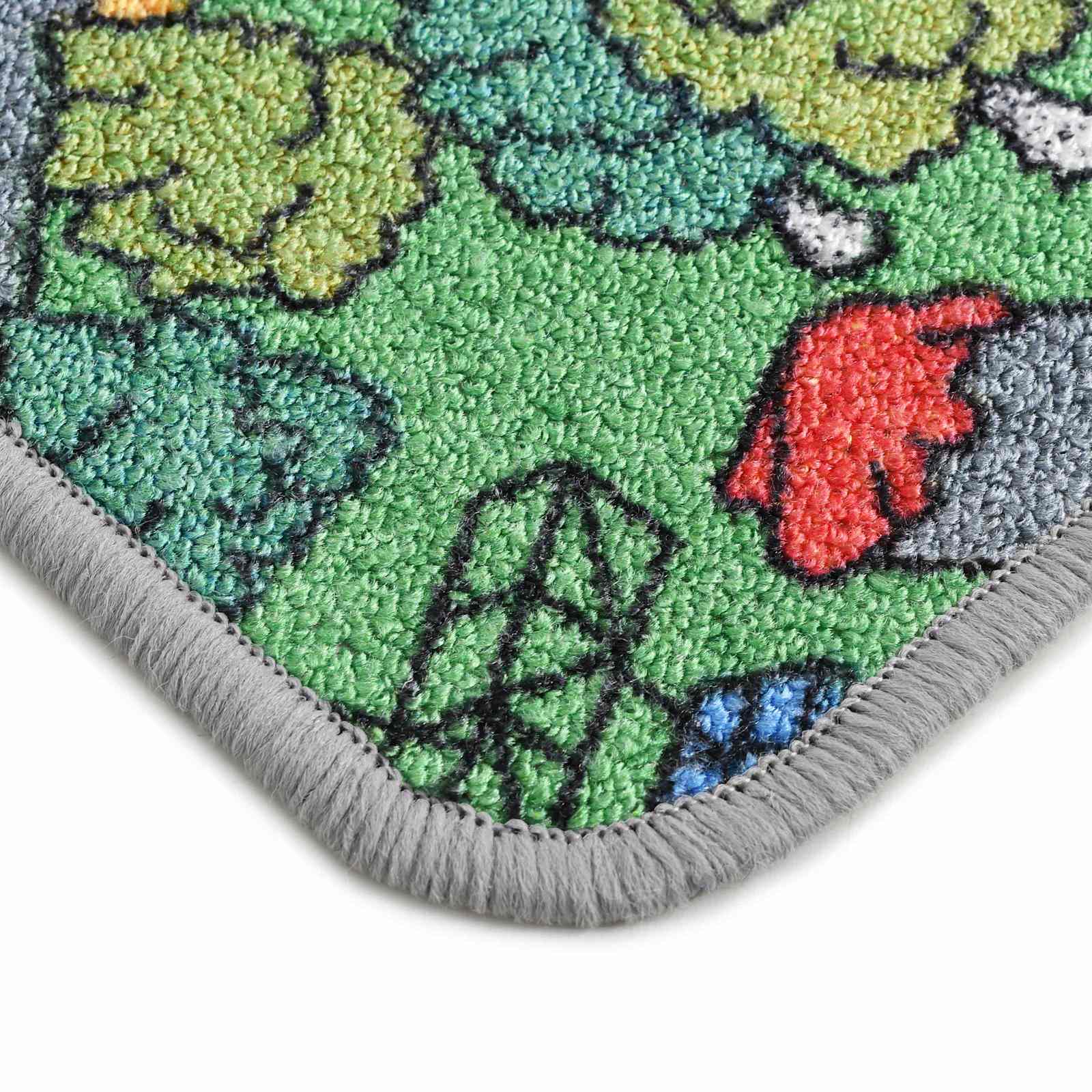 Tappetino da gioco Grigio 200 x 90 cm Tessuto 132725