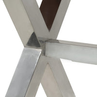 Tavolo da Pranzo in Legno Massello 180x90x76 cm 245639