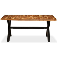 Tavolo da Pranzo Legno Massello di Acacia e Mango 180x90x76 cm 245640