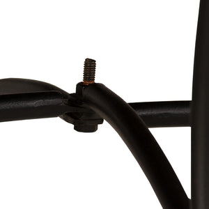 Tavolo da Pranzo in Legno di Acacia Finitura Ambra 120x76 cm 245642