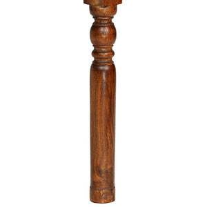 Sedie da Pranzo Classiche 2 pz in Legno Massello Finitura Ambra 245644