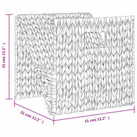 Portariviste 31x31x31 cm in Giacinto d'Acqua