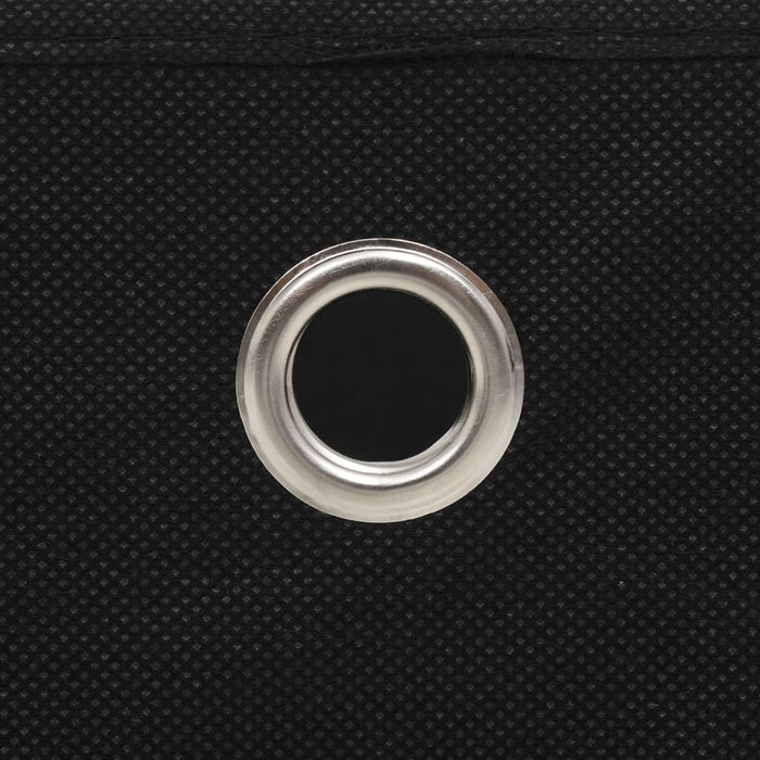 Set Contenitori 10 pz Tessuto non Intrecciato 32x32x32 cm Nero cod mxl 46314