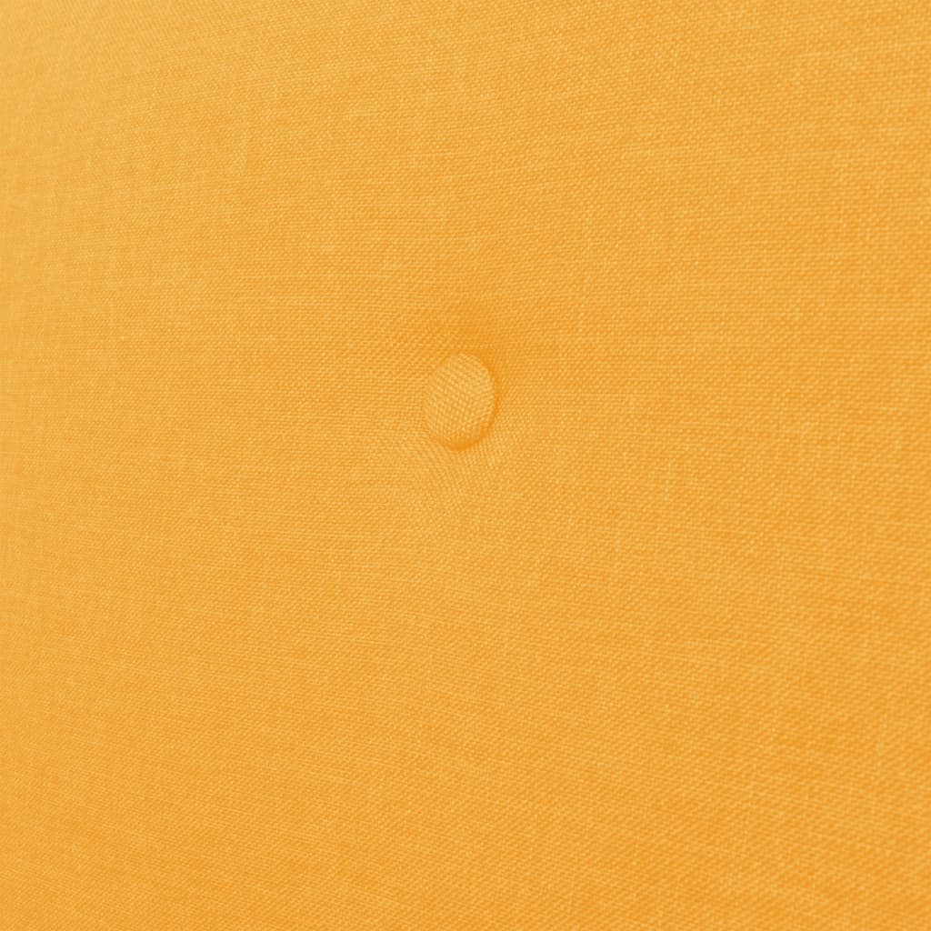 Set di Divani 2 pz in Tessuto Giallo