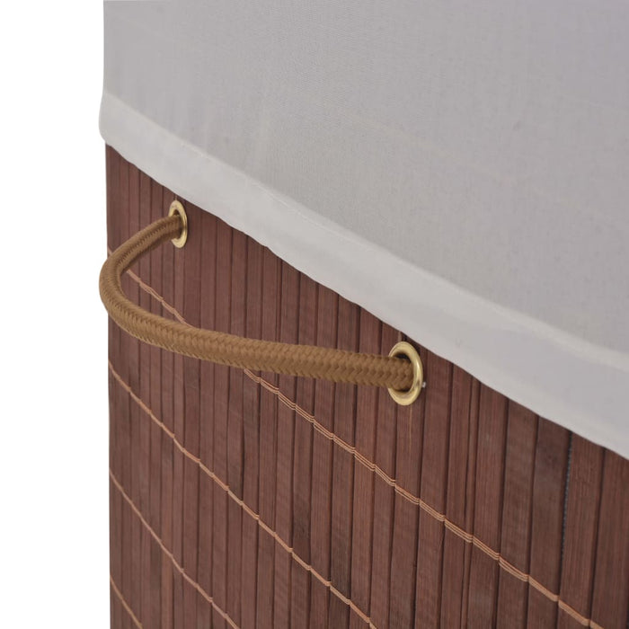Cesto Portabiancheria in BambÃ¹ Rettangolare Marrone cod mxl 49510