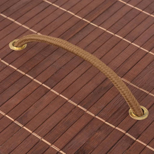 Portabiancheria rettangolare 52 x 32 x 60 cm bambù marrone 02_0006202