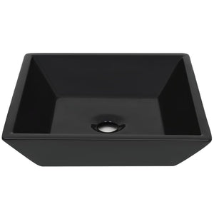 Lavabo bagno quadrato 41,5 x 41,5 cm ceramica nera 02_0002543