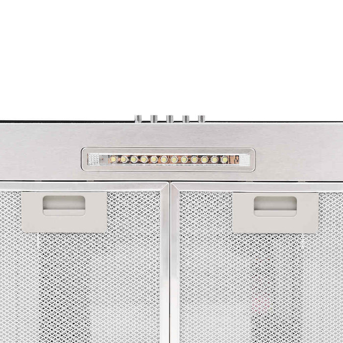 Cappa Aspirante a Muro 90 cm Acciaio Inossidabile 756 m³/h LED 50666