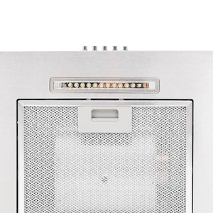 Cappa Aspirante a Muro 60 cm Acciaio Inossidabile 756 mÂ³/h LED cod mxl 5961