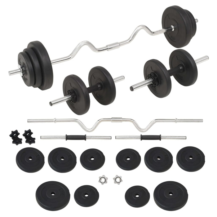 Set Bilanciere e Manubri da 30 kg cod mxl 62852
