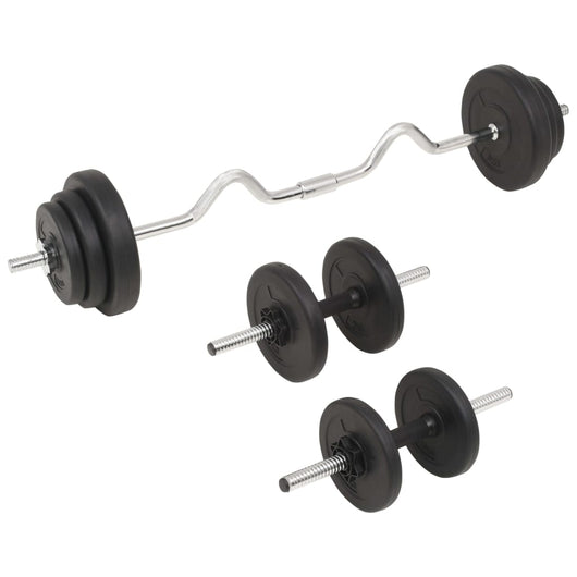 Set Bilanciere e Manubri da 30 kg cod mxl 62852