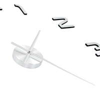 Orologio da Parete 3D in Stile Moderno 100cm XXL Argento 50634