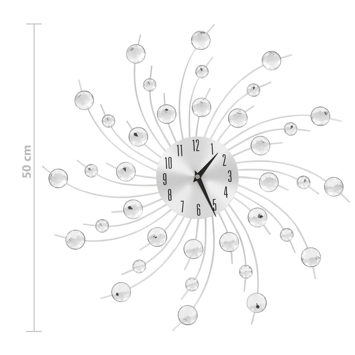 Orologio da Parete con Movimento al Quarzo Design Moderno 50 cm 50643