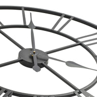 Orologio da Parete Vintage al Quarzo in Metallo 80cm XXL 50644