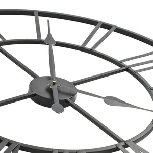 Orologio da Parete Vintage al Quarzo in Metallo 80cm XXL 50644