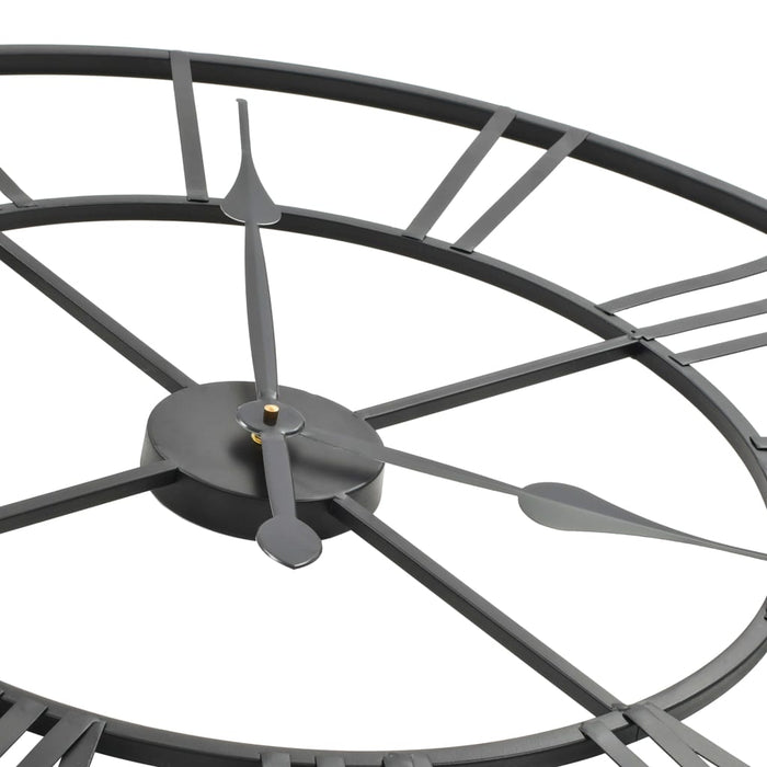 Orologio da Parete Vintage al Quarzo in Metallo 80cm XXL 50644