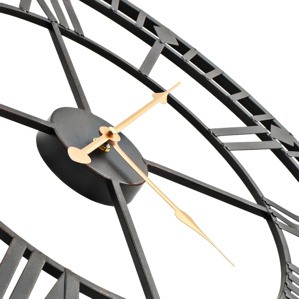 Orologio da Parete Vintage al Quarzo in Metallo 60 cm XXL 50645