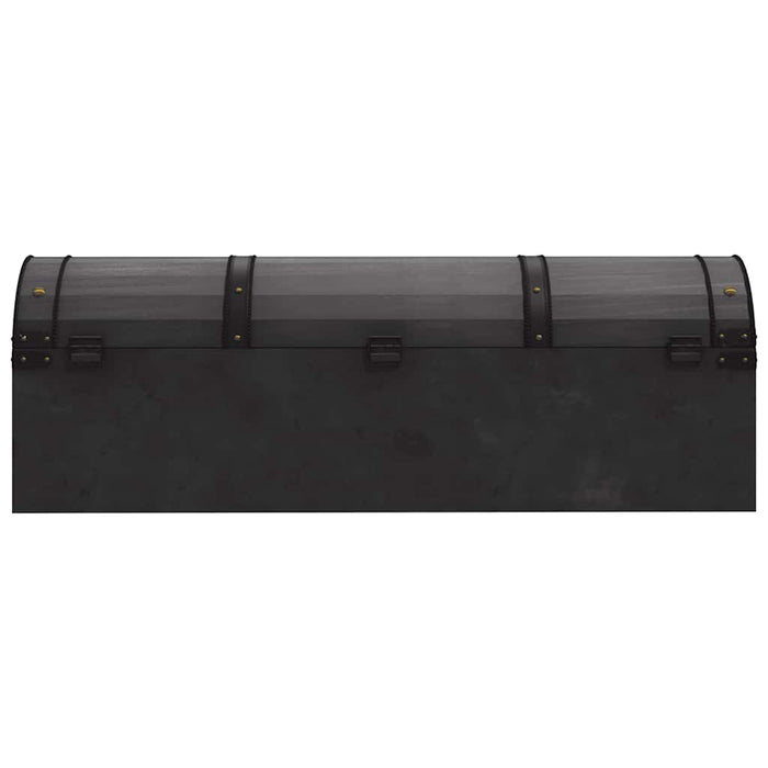 Baule in Legno Massello in Stile Vintage 120x30x40 cm cod mxl 48827