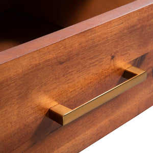 Tavolino da CaffÃ¨ in Legno Massello di Acacia 90x50x40 cm cod mxl 7266