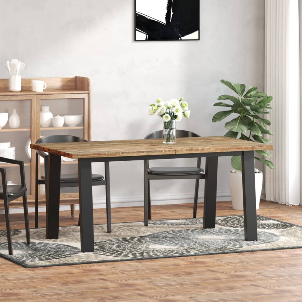 Tavolo per Sala da Pranzo in Legno Massello di Acacia 170x90 cm 245689