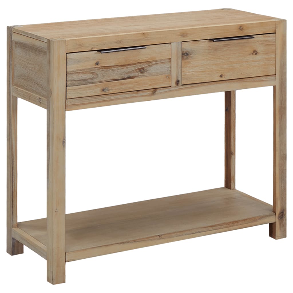 Tavolo Consolle 82x33x73 cm in Legno Massello di Acacia cod mxl 29804