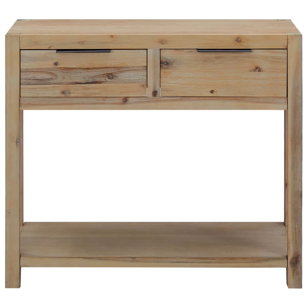 Tavolo Consolle 82x33x73 cm in Legno Massello di Acacia cod mxl 29804