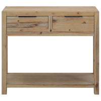 Tavolo Consolle 82x33x73 cm in Legno Massello di Acacia cod mxl 29804