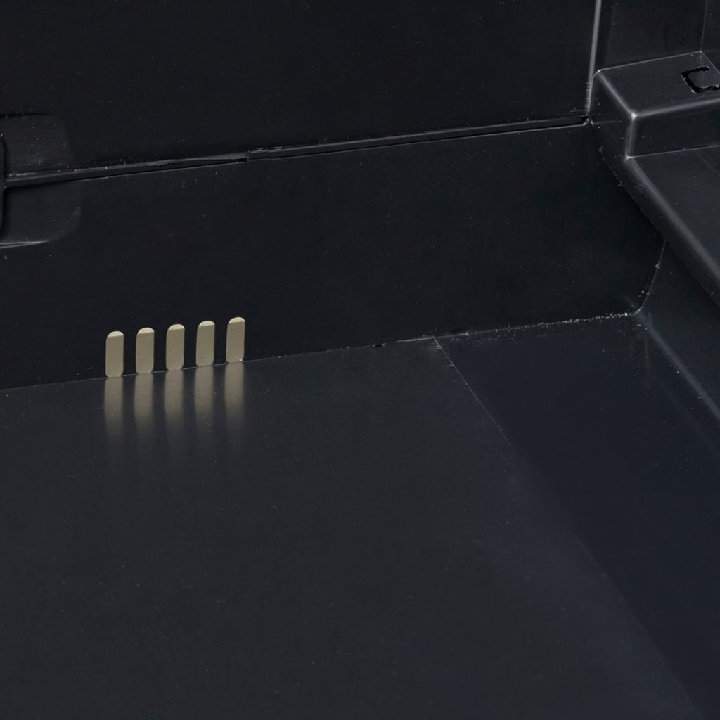 Armadietto da Giardino a 2 Ripiani Nero cod mxl 44222