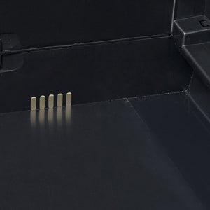 Armadietto da Giardino a 2 Ripiani Nero cod mxl 44222