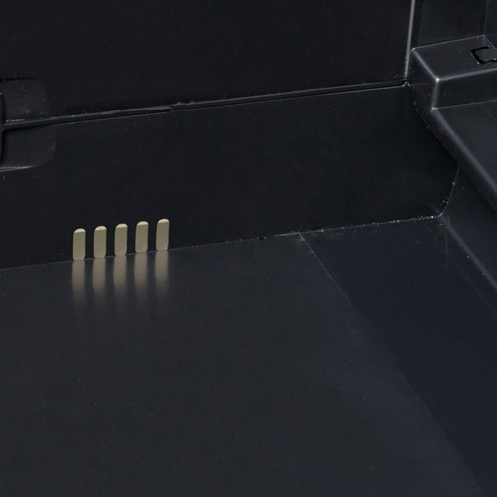 Armadietto da Giardino a 2 Ripiani Nero cod mxl 44222