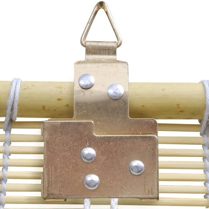 Tenda Avvolgibile in Bambù 80x220 cm Naturale 245817