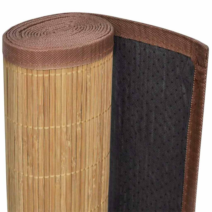 Tappeto in Bambù 160x230 cm Marrone