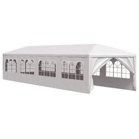 Gazebo da Giardino 3x12 m Bianco