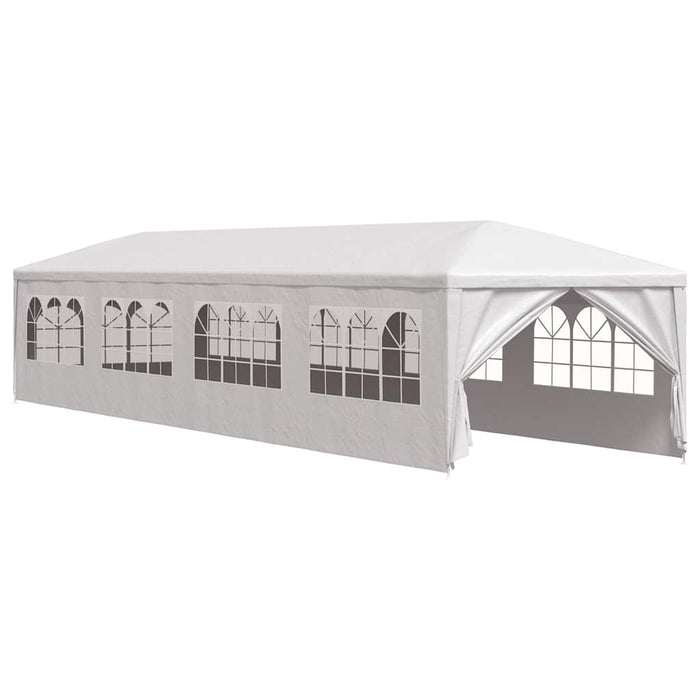 Gazebo da Giardino 3x12 m Bianco
