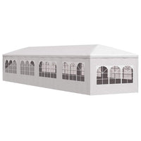 Gazebo da Giardino 3x12 m Bianco