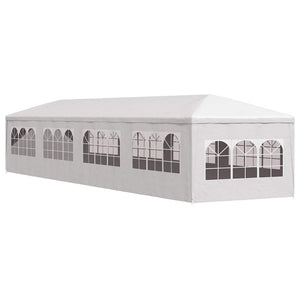 Gazebo da Giardino 3x12 m Bianco