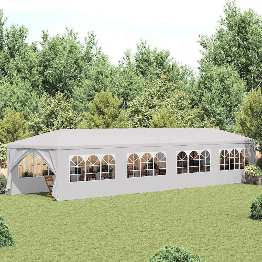 Gazebo da Giardino 3x12 m Bianco