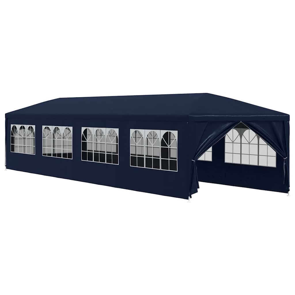 Gazebo da Giardino 3x12 m Blu