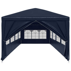 Gazebo da Giardino 3x12 m Blu