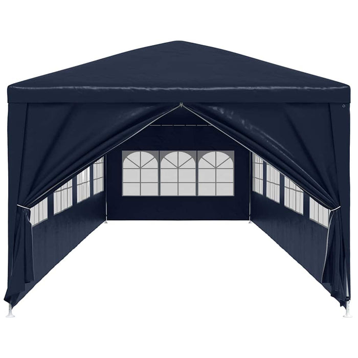 Gazebo da Giardino 3x12 m Blu