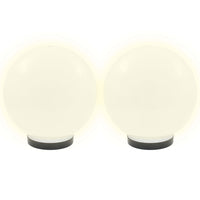 Set Lampade a LED Sferiche 2 pz 25 cm in PMMA cod mxl 77111