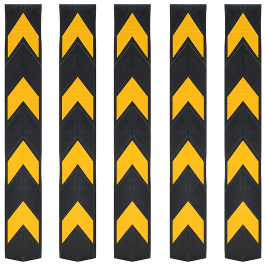 Protezioni Angolari Riflettenti 5 pz in Gomma 80 cm  cod mxl 77004