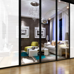 Pellicola Finestra Sabbiata a Righe Adesiva 0,9x5 m cod mxl 53413