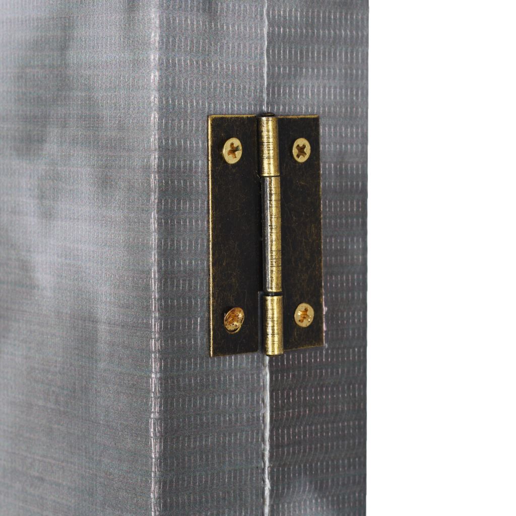 Schermo divisorio divisorio mobile decorativo 120 cm design autobus londinese bianco e nero 0802034