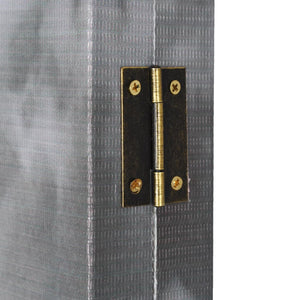 Paravento Pieghevole 160x170 cm Stampa Bus Londra Bianco e Nero 245874