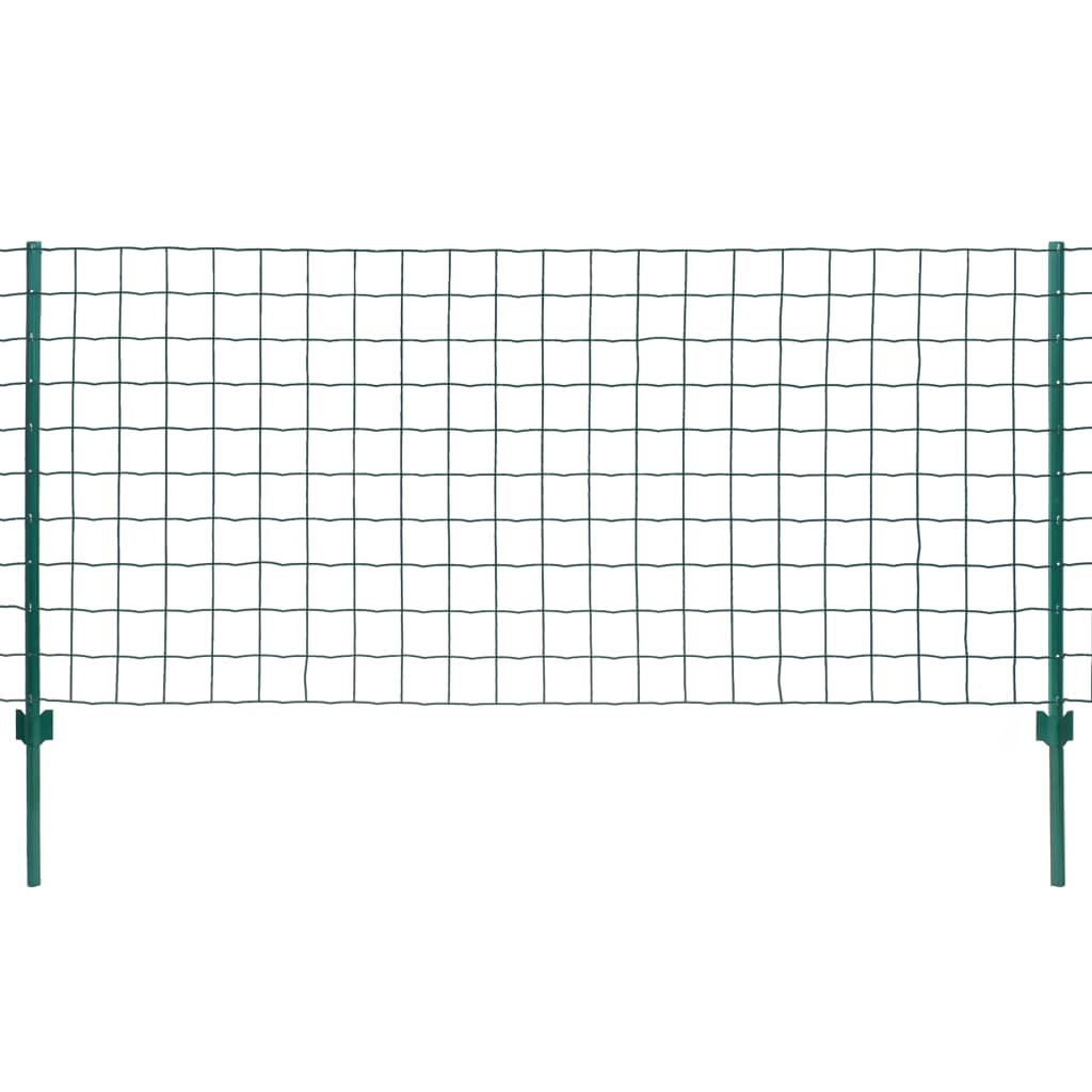 Set Recinzione Euro 20x1,2 m in Acciaio Verde cod mxl 11576